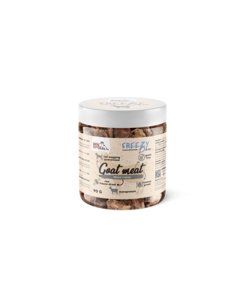 Freezy Pure Liofilizowane Mięso Kozie 90g Freezy Pure Liofilizowane Mięso Kozie 90g
